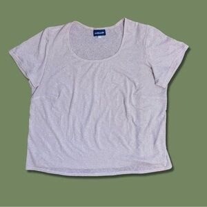 Addition Elle Sheer Beige Tee